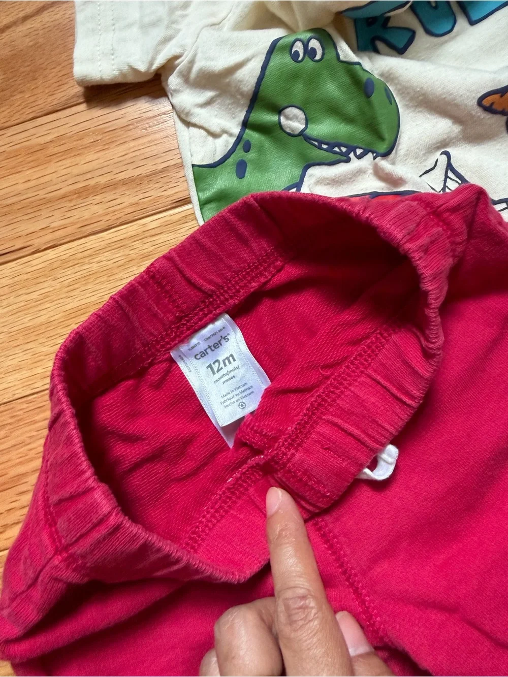 Carter's White Toy Story 'Toys Rule' Graphic Tee with Pink Shorts
